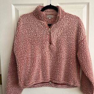 Cozy Pink Sherpa Jacket